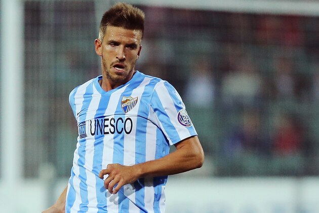 ADELAIDE, AUSTRALIA - JULY 25: 
Ignacio Camacho Barnola of Malaga runs with the ball during the international club friendly match between Adelaide United and Malaga CF at Adelaide Oval on July 25, 2014 in Adelaide, Australia.  (Photo by Morne de Klerk/Getty Images)