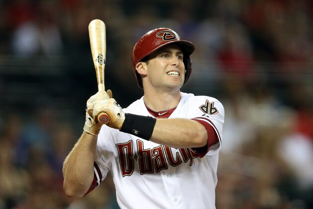 PHOENIX, AZ - JULY 07:  Paul Goldschmidt #44 of the Arizona Diamondbacks at bat against the Miami Marlins during the MLB game at Chase Field on July 7, 2014 in Phoenix, Arizona.  (Photo by Christian Petersen/Getty Images)