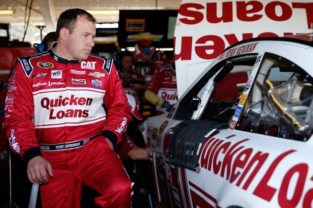 AVONDALE, AZ - MARCH 14:  Ryan Newman, driver of the #31 Quicken Loans Chevrolet, stands in the garage area during practice for the NASCAR Sprint Cup Series CampingWorld.com 500 at Phoenix International Raceway on March 14, 2015 in Avondale, Arizona.  (Photo by Christian Petersen/Getty Images)