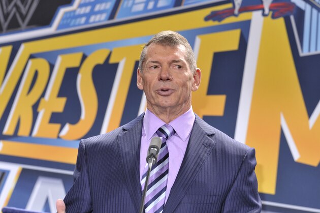 EAST RUTHERFORD, NJ - FEBRUARY 16: Vince McMahon attends a press conference to announce that WWE Wrestlemania 29 will be held at MetLife Stadium in 2013 at MetLife Stadium on February 16, 2012 in East Rutherford, New Jersey. (Photo by Michael N. Todaro/Getty Images)