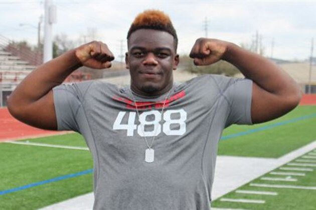 DT Kendell Jones, at 6'5" and 361 pounds, wants to dominate college football and also be a name in the field of psychology.