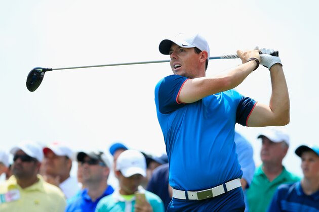 ORLANDO, FL - MARCH 19: Rory McIlroy of Northern Ireland hits his tee shot on the third hole during the first round of the Arnold Palmer Invitational Presented By MasterCard at the Bay Hill Club and Lodge on March 19, 2015 in Orlando, Florida.  (Photo by Michael Cohen/Getty Images)