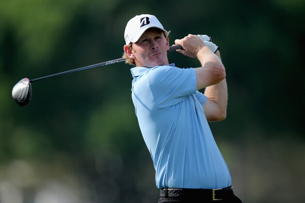 ORLANDO, FL - MARCH 19:  Brandt Snedeker of the United States hits his tee shot on the 18th hole during the first round of the Arnold Palmer Invitational Presented By MasterCard at the Bay Hill Club and Lodge on March 19, 2015 in Orlando, Florida.  (Photo by Sam Greenwood/Getty Images)