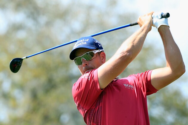 ORLANDO, FL - MARCH 21:  Henrik Stenson of Sweden hits his tee shot on the eighth hole during the third round of the Arnold Palmer Invitational Presented By MasterCard at the Bay Hill Club and Lodge on March 21, 2015 in Orlando, Florida.  (Photo by Michael Cohen/Getty Images)