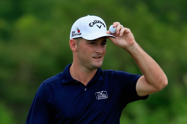 ORLANDO, FL - MARCH 22:  Matt Every of the United States waves after making a putt for birdie on the sixth hole during the final round of the Arnold Palmer Invitational Presented By MasterCard at the Bay Hill Club and Lodge on March 22, 2015 in Orlando, Florida.  (Photo by Michael Cohen/Getty Images)