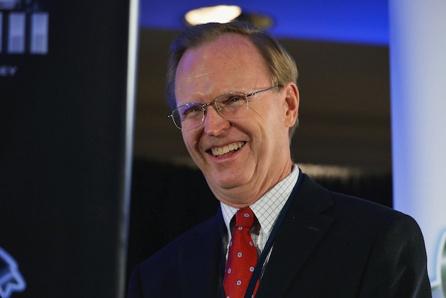 NEW YORK, NY - JANUARY 27:  John Mara, President and CEO of The New York Giants attends the Super Bowl XLVIII Week Opening Press Conference at Super Bowl XLVIII Media Center on January 27, 2014 in New York City.  (Photo by Slaven Vlasic/Getty Images)