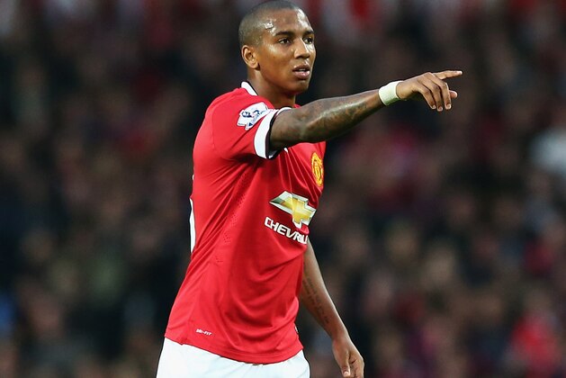 MANCHESTER, ENGLAND - NOVEMBER 29:  Ashley Young of Manchester United in action during the Barclays Premier League match between Manchester United and Hull City at Old Trafford on November 29, 2014 in Manchester, England.  (Photo by Matthew Lewis/Getty Images)