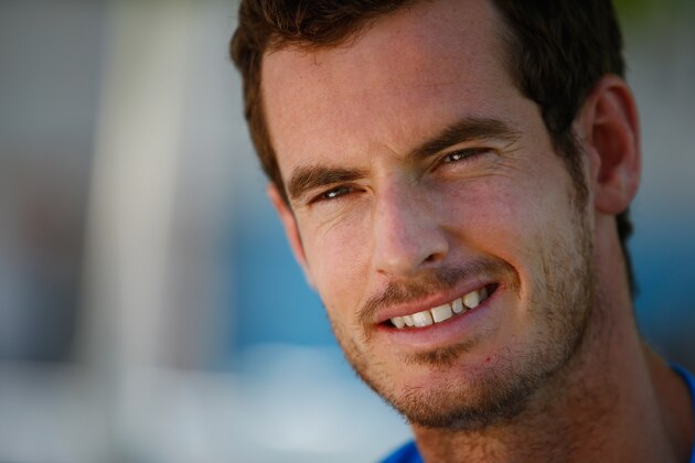 KEY BISCAYNE, FL - MARCH 24:  Andy Murray of Scotland speaks to the media during Day 2 of the Miami Open at the Crandon Park Tennis Center on March 24, 2015 in Key Biscayne, Florida.  (Photo by Al Bello/Getty Images)