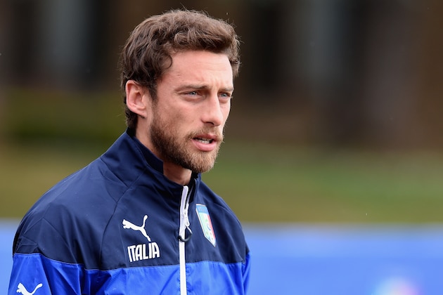 FLORENCE, ITALY - MARCH 26:  Claudio Marchisio during Italy Training Session at Coverciano on March 26, 2015 in Florence, Italy.  (Photo by Claudio Villa/Getty Images)