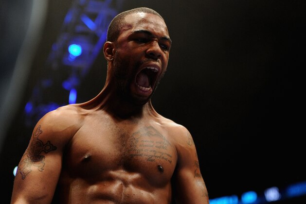 NEW YORK, NY - JANUARY 30:  Gary Russell Jr. prepares for his super featherweights fight against Miguel Tamayo at Barclays Center on January 30, 2014 in the Brooklyn borough of New York City.  (Photo by Maddie Meyer/Getty Images)