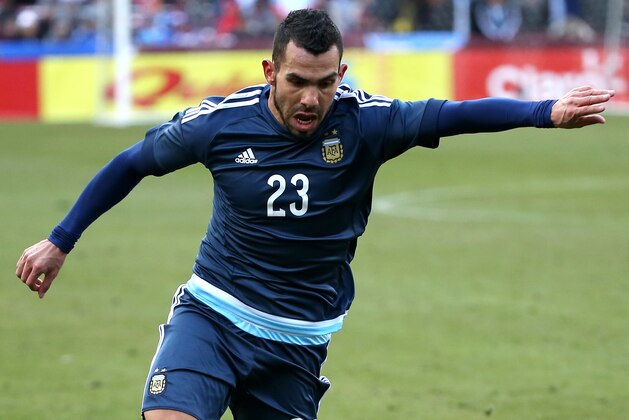 LANDOVER, MD - MARCH 28: Carlos Tevez