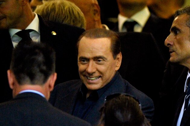 MILAN, ITALY - AUGUST 21:  AC Milan chairman Silvio Berlusconi attends the Berlusconi Trophy match between AC Milan and Juventus FC at Giuseppe Meazza Stadium on August 21, 2011 in Milan, Italy.  (Photo by Claudio Villa/Getty Images)