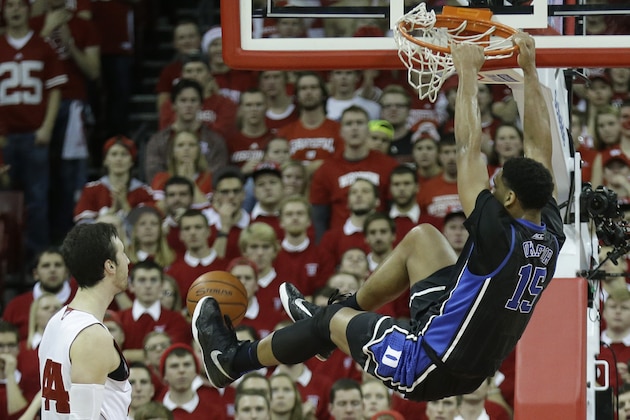 MADISON, WI - DECEMBER 03: Duke Blue Devils during the second half against the Wisconsin Badgers at Kohl Center on December 03, 2014 in Madison, Wisconsin. (Photo by Mike McGinnis/Getty Images)