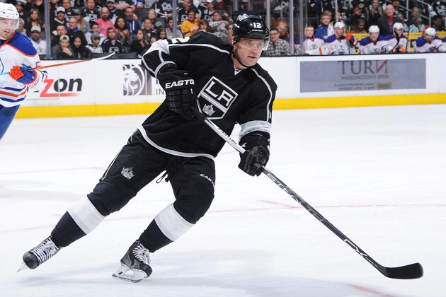 LOS ANGELES, CA - APRIL 02: Marian Gaborik #12 of the Los Angeles Kings skates on ice during a game against the Edmonton Oilers at STAPLES Center on April 02, 2015 in Los Angeles, California. (Photo by Juan Ocampo/NHLI via Getty Images)