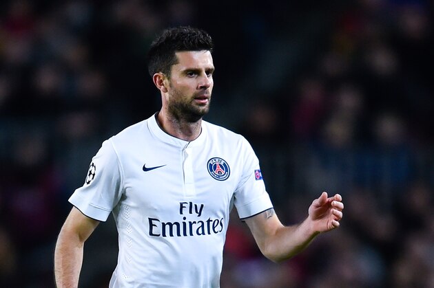 BARCELONA, SPAIN - DECEMBER 10:  Thiago Motta of Paris Saint-Germain FC runs with the ball during the UEFA Champions League group F match between FC Barcelona and Paris Saint-Germanin FC at Camp Nou Stadium on December 10, 2014 in Barcelona, Spain.  (Photo by David Ramos/Getty Images)