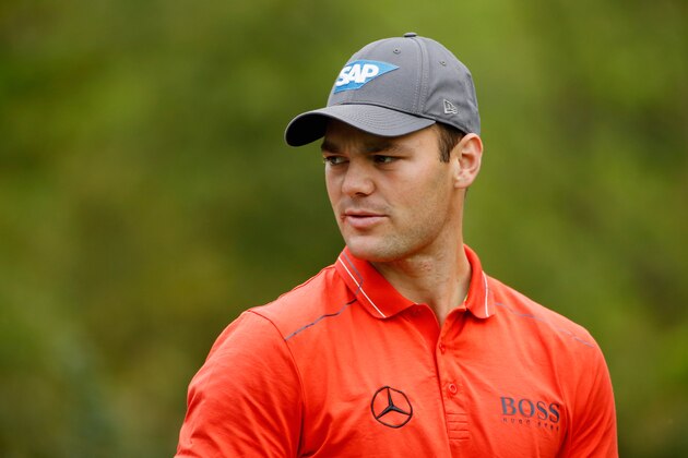AUGUSTA, GA - APRIL 06:  Martin Kaymer of Germany looks on during a practice round prior to the start of the 2015 Masters Tournament at Augusta National Golf Club on April 6, 2015 in Augusta, Georgia.  (Photo by Ezra Shaw/Getty Images)
