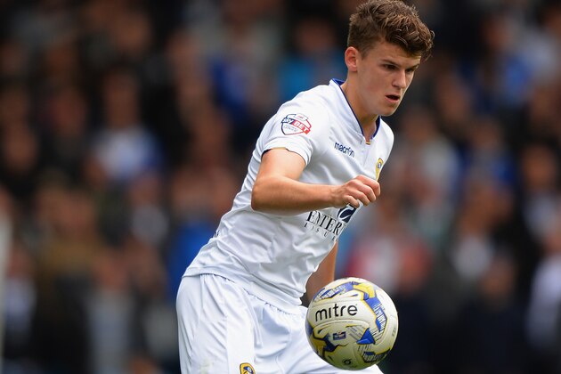 LEEDS, ENGLAND - OCTOBER 04:  Sam Byram of Leeds United during the Sky Bet Championship match between Leeds United and Sheffield Wednesday at Elland Road on October 4, 2014 in Leeds, England.  (Photo by Tony Marshall/Getty Images)