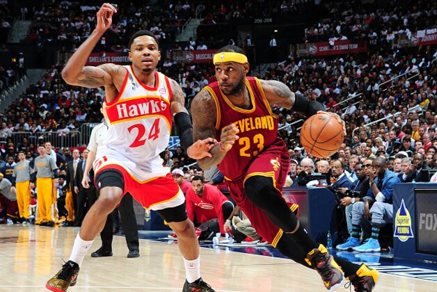 ATLANTA, GA - MARCH 6: Lebron James