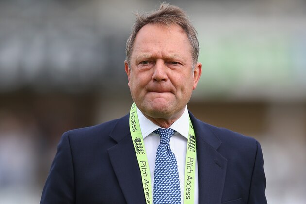 NOTTINGHAM, ENGLAND - AUGUST 30:  ECB Managing Director Paul Downton of England during the third Royal London One-Day Series match between England and India at Trent Bridge on August 30, 2014 in Nottingham, England.  (Photo by Michael Steele/Getty Images)