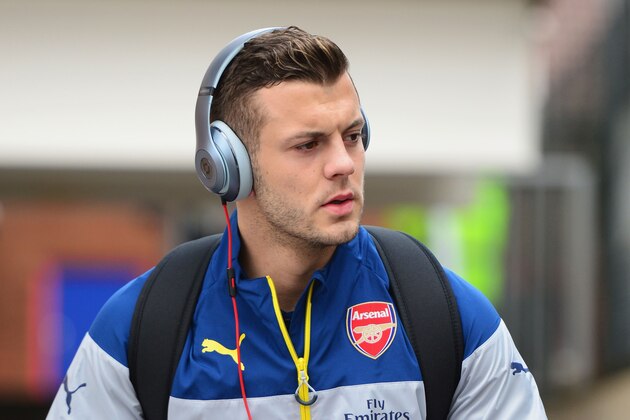 LONDON, ENGLAND - FEBRUARY 21:  Jack Wilshere of Arsenal arrives prior to the Barclays Premier League match between Crystal Palace and Arsenal at Selhurst Park on February 21, 2015 in London, England.  (Photo by Jamie McDonald/Getty Images)