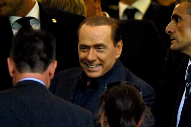 MILAN, ITALY - AUGUST 21:  AC Milan chairman Silvio Berlusconi attends the Berlusconi Trophy match between AC Milan and Juventus FC at Giuseppe Meazza Stadium on August 21, 2011 in Milan, Italy.  (Photo by Claudio Villa/Getty Images)