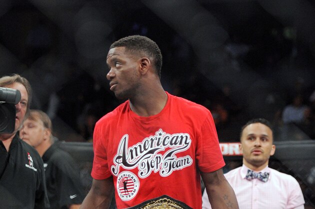 May 17, 2014; Southaven, MS, USA; Will Brooks after the fight against Michael Chandler during BFC 120 at Landers Center. Will Brooks defeats Michael Chandler by submission. Mandatory Credit: Justin Ford-USA TODAY Sports