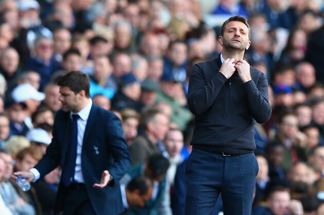 LONDON, ENGLAND - APRIL 11:  Manager Tim Sherwood of Aston Villa looks dejected during the Barclays Premier League match between Tottenham Hotspur and Aston Villa at White Hart Lane on April 11, 2015 in London, England.  (Photo by Matthew Lewis/Getty Images)