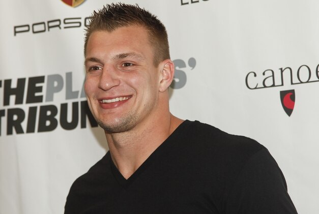 Rob Gronkowski attends The Player's Tribune official launch party at Canoe Studios on Saturday, Feb. 14, 2015, in New York. (Andy Kropa/Invision/AP)