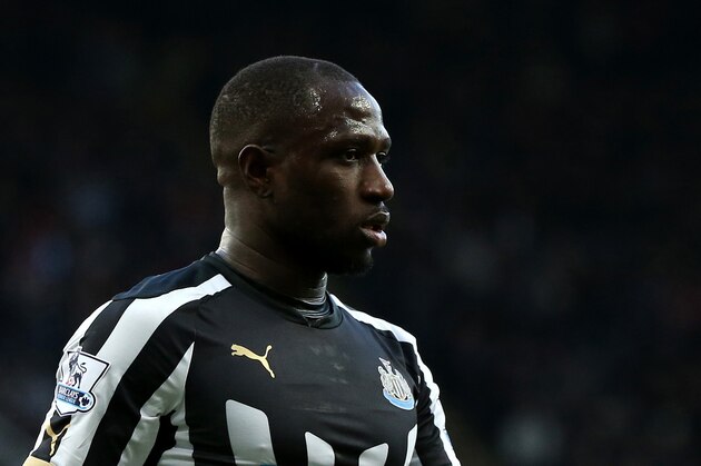 Newcastle United's Moussa Sissoko during their English Premier League soccer match between Newcastle United and Stoke City at St James' Park, Newcastle, England, Sunday, Feb. 8, 2015. (AP Photo/Scott Heppell)