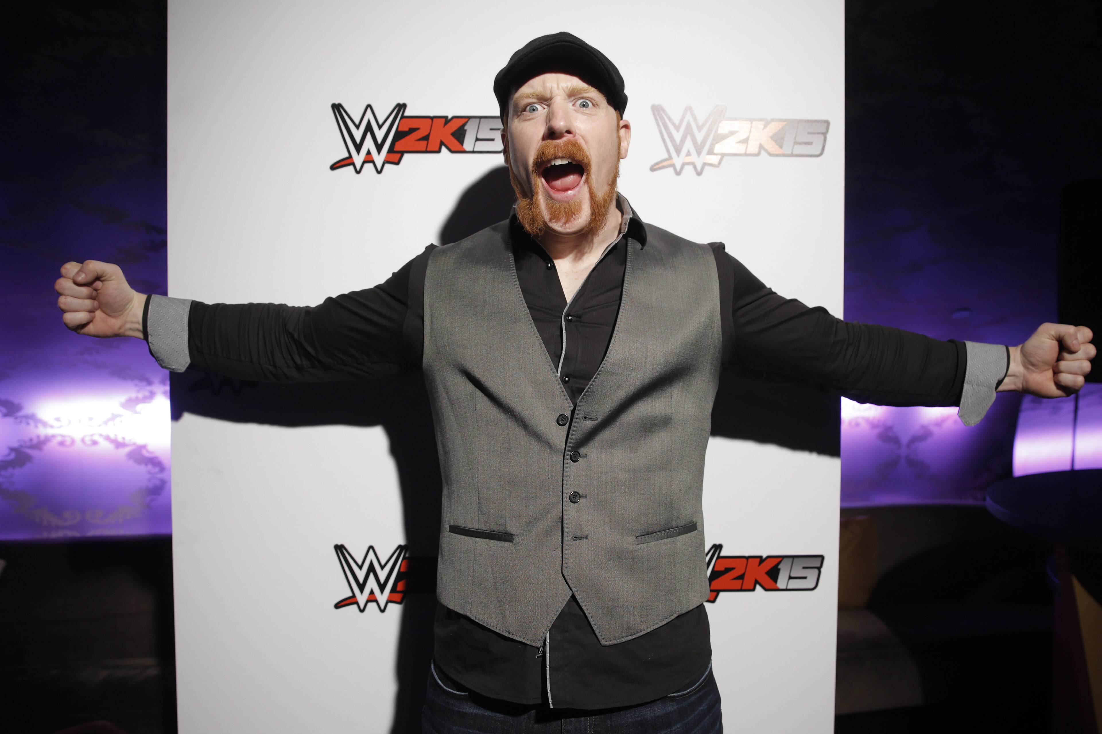 WWE Superstar Sheamus attends the WWE 2K15 SummerSlam Confidential Panel at Club Nokia, on Saturday, August 16, 2014 in Los Angeles. (Photo by Todd Williamson/Invision for 2K/AP Images)