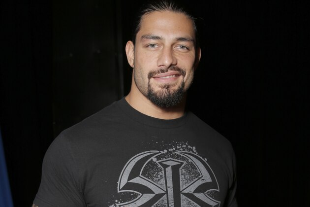 WWE Roman Reigns attends the WWE 2K15 SummerSlam Confidential Panel at Club Nokia, on Saturday, August 16, 2014 in Los Angeles. (Photo by Todd Williamson/Invision for 2K/AP Images)
