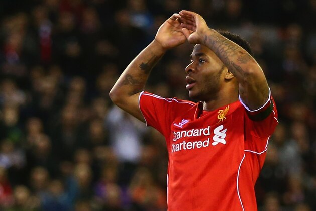 LIVERPOOL, ENGLAND - APRIL 13: Raheem Sterling of Liverpool reacts after a missed chance during the Barclays Premier League match between Liverpool and Newcastle United at Anfield on April 13, 2015 in Liverpool, England. (Photo by Clive Brunskill/Getty Images) LIVERPOOL, ENGLAND - APRIL 13: Raheem Sterling of Liverpool reacts after a missed chance during the Barclays Premier League match between Liverpool and Newcastle United at Anfield on April 13, 2015 in Liverpool, England. (Photo by Clive Brunskill/Getty Images)