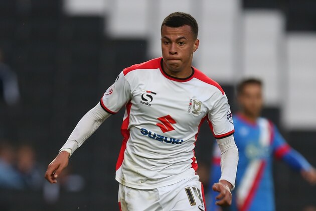 MILTON KEYNES, ENGLAND - APRIL 21:  Dele Alli of MK Dons in action during the Sky Bet League One match between MK Dons and Doncaster Rovers at Stadium mk on April 21, 2015 in Milton Keynes, England.  (Photo by Pete Norton/Getty Images)