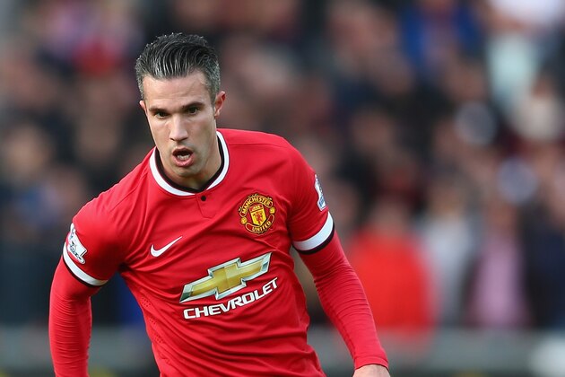 SWANSEA, WALES - FEBRUARY 21:  Robin van Persie of Manchester United during the Barclays Premier League match between Swansea City and Manchester United at Liberty Stadium on February 21, 2015 in Swansea, Wales.  (Photo by Michael Steele/Getty Images)