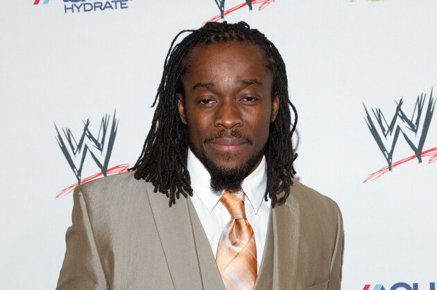 Kofi Kingston attends the Superstars For Sandy Relief Event, on thursday, April 4, 2013 in New York, NY. (Photo by Dario Cantatore/Invision/AP)