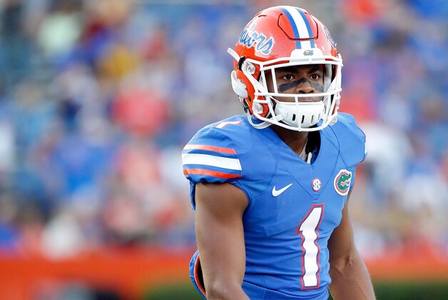 Oct 18, 2014; Gainesville, FL, USA; Florida Gators defensive back Vernon Hargreaves III (1) before the game against the Missouri Tigers at Ben Hill Griffin Stadium. Mandatory Credit: Kim Klement-USA TODAY Sports