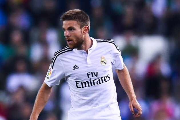 BARCELONA, SPAIN - OCTOBER 29:  Asier Illarramendi of Real Madrid CF during the Copa Del Rey Round of 32 first leg match at Power8 Stadium on October 29, 2014 in Barcelona, Spain.  (Photo by David Ramos/Getty Images)
