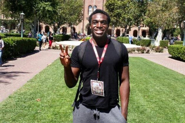 Imatorbhebhe traveled to four campuses during spring break, including USC.