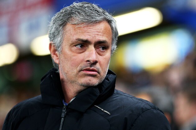 LONDON, ENGLAND - MARCH 11:  Jose Mourinho the manager of Chelsea looks on prior to kickoff during the UEFA Champions League Round of 16, second leg match between Chelsea and Paris Saint-Germain at Stamford Bridge on March 11, 2015 in London, England.  (Photo by Paul Gilham/Getty Images)