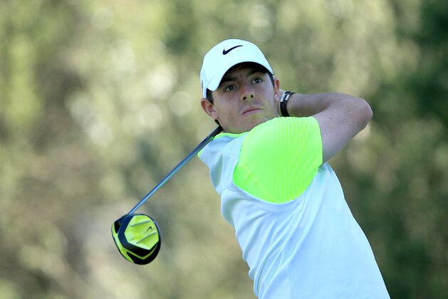 SAN FRANCISCO, CA - APRIL 30:  Rory McIlroy of Northern Ireland plays his tee shot on the par 4, fourth hole during round two of the World Golf Championship Cadillac Match Play at TPC Harding Park on April 30, 2015 in San Francisco, California.  (Photo by David Cannon/Getty Images)
