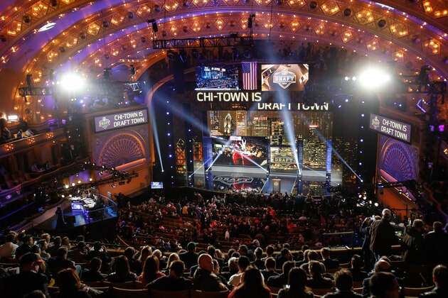 CHICAGO, IL - APRIL 30:  A general view prior to the start of the first round of the 2015 NFL Draft at the Auditorium Theatre of Roosevelt University on April 30, 2015 in Chicago, Illinois.  (Photo by Kena Krutsinger/Getty Images)