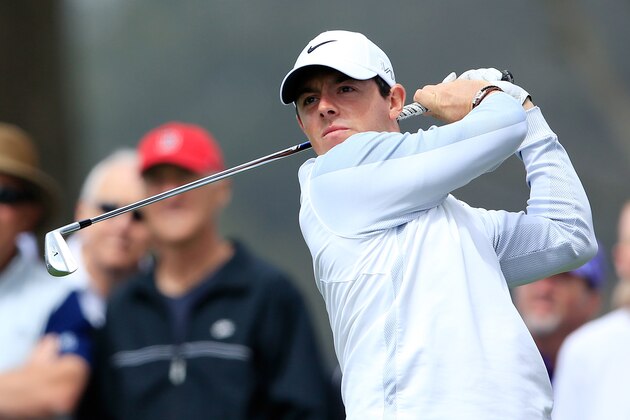 SAN FRANCISCO, CA - MAY 02:  Rory McIlroy of Northern Ireland hits his tee shot on the second hole during round four of the World Golf Championships Cadillac Match Play at TPC Harding Park on May 2, 2015 in San Francisco, California.  (Photo by David Cannon/Getty Images)