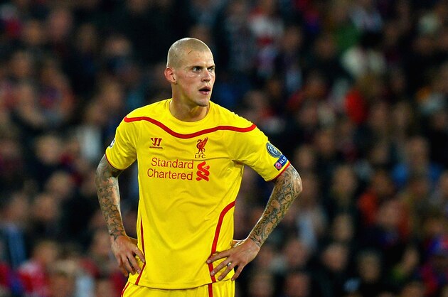 BASEL, SWITZERLAND - OCTOBER 01:  Martin Skrtel of Liverpool looks on during the UEFA Champions League Group B match between FC Basel 1893 and Liverpool FC at St. Jakob Stadium on October 1, 2014 in Basel, Switzerland.  (Photo by Jamie McDonald/Getty Images)
