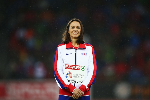 ZURICH, SWITZERLAND - AUGUST 13:  Gold medalist Jo Pavey of Great Britain and Northern Ireland poses during the medal ceremony for the Women's 10,000 metres final  during day two of the 22nd European Athletics Championships at Stadium Letzigrund on August 13, 2014 in Zurich, Switzerland.  (Photo by Ian Walton/Getty Images)