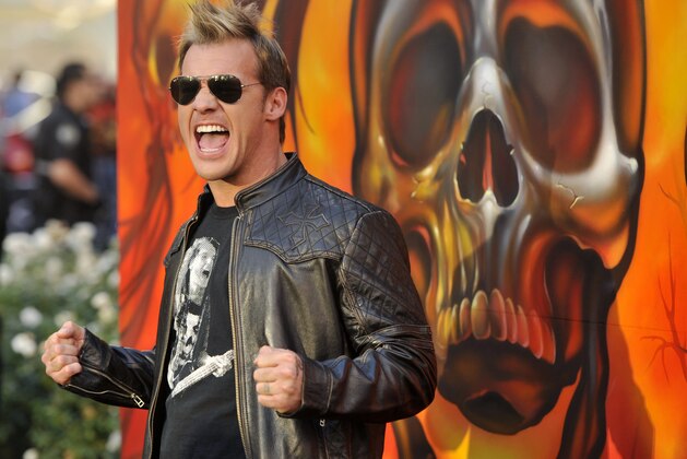 Host Chris Jericho poses at the 2013 Revolver Golden Gods Award Show at Club Nokia on Thursday, May 2, 2013 in Los Angeles. (Photo by Chris Pizzello/Invision/AP)
