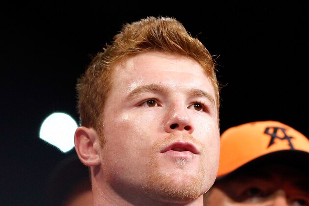 LAS VEGAS, NV - JULY 12:  Canelo Alvarez stands in the ring before his junior middleweight bout against Erislandy Lara at the MGM Grand Garden Arena on July 12, 2014 in Las Vegas, Nevada.  Alvarez defeated Lara by split decision.  (Photo by Josh Hedges/Getty Images)