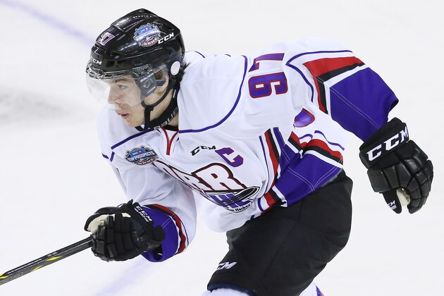 ST CATHARINES, ON - JANUARY 22:  Connor McDavid #97 of Team Orr skates during the 2015 BMO CHL/NHL Top Prospects Game against Team Cherry at the Meridian Centre on January 22, 2015 in St Catharines, Ontario, Canada.  (Photo by Vaughn Ridley/Getty Images)