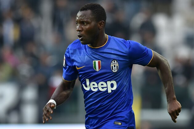 TURIN, ITALY - OCTOBER 26:  Kwadwo Asamoah of Juventus FC in action during the Serie A match between Juventus FC and US Citta di Palermo at Juventus Arena on October 26, 2014 in Turin, Italy.  (Photo by Valerio Pennicino/Getty Images)