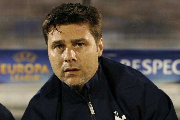 BELGRADE,SERBIA - SEPTEMBER 18:  Manager Mauricio Pochettino of Tottenham Hotspur looks on during the UEFA Europa League match between FK Partizan and Tottenham Hotspur FC on September 18, 2014 in Belgrade,Serbia. (Photo by Pedja Milosavljevic/EuroFootball/Getty Images)