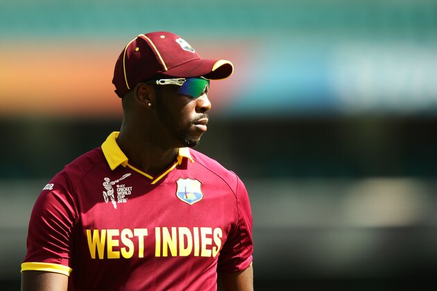 SYDNEY, AUSTRALIA - FEBRUARY 12:  Andre Russell of West Indies fields on the boundary during the ICC Cricket World Cup warm up match between the West Indies and Scotland at Sydney Cricket Ground on February 12, 2015 in Sydney, Australia.  (Photo by Matt King/Getty Images)